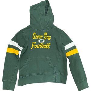 NFL Green Bay Football Hoodie Girls M 10/12 Team Apparel
